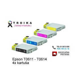Epson T0615 komplet | 4 x kartuša